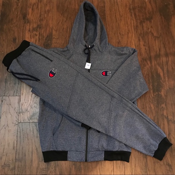 champion men sweat suit